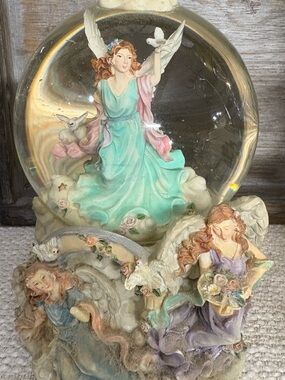 Vintage SANKO Musical Snow Globe - Home Art
